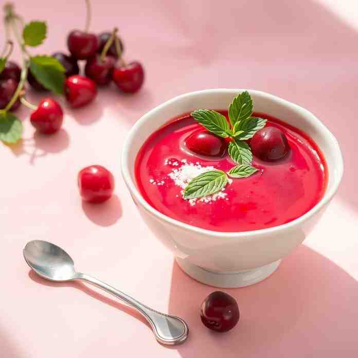 Cold Sour Cherry Soup - Make Hungarian Meggyleves Today